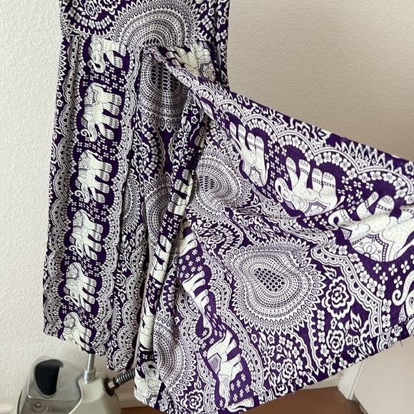 Thai Elephant PALAZZO Pants 🐘 🐘 - Picture 3 of 11